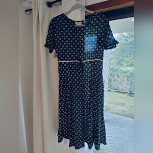 Vintage Free People midi dress size S *armpit seams separating